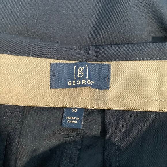 G George Navy Tan At The Knee Stretch UPF 30 Shorts Bundle Mens 30 NWT - Picture 6 of 14